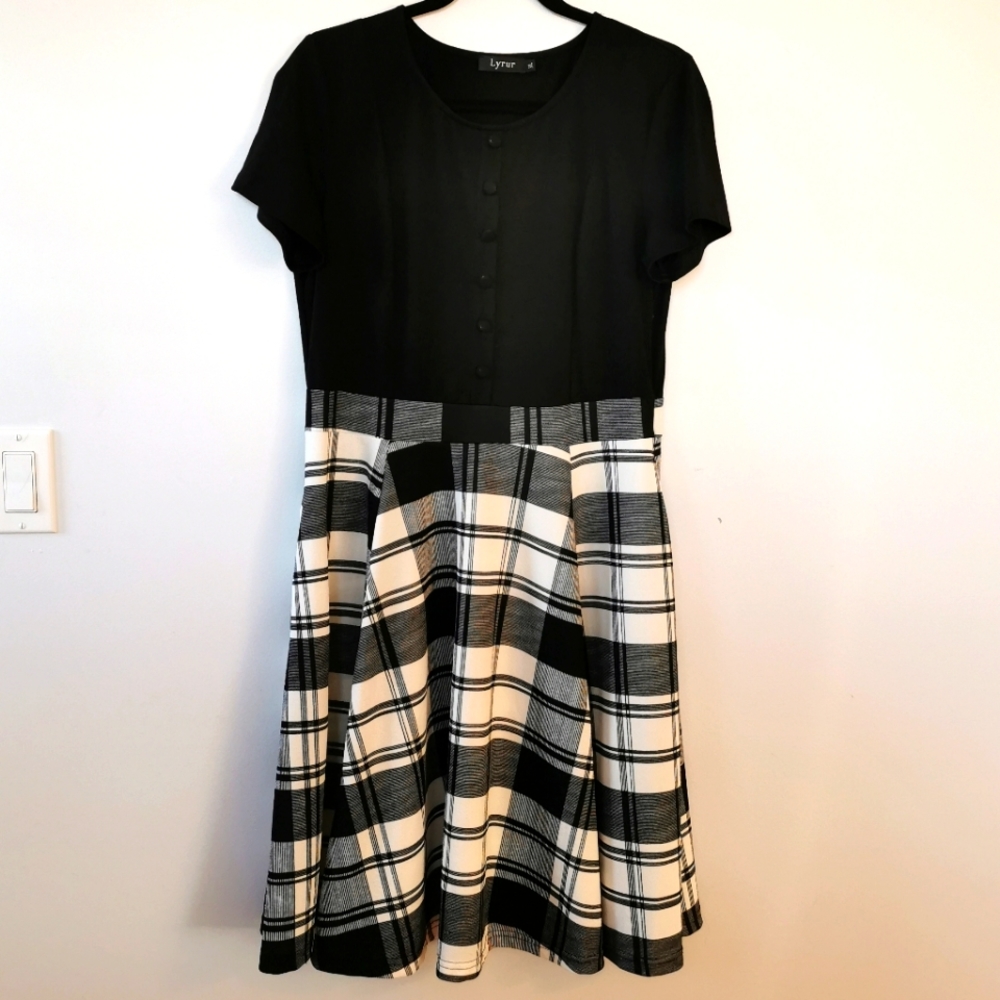 XL Buffalo Plaid Dress